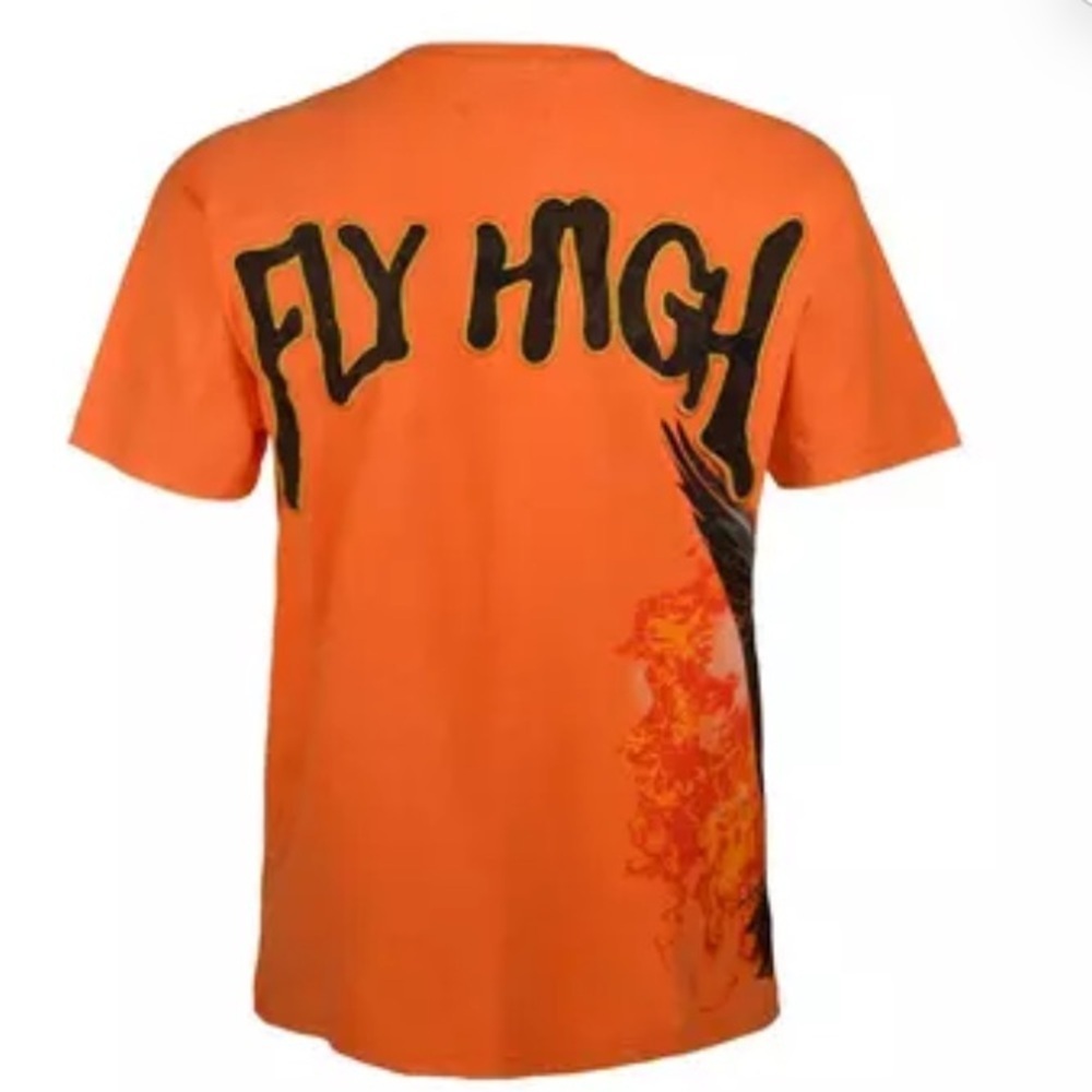 Reason unisex  Fly High Graphic Tee - Orange